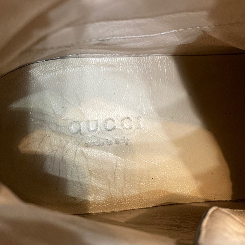 Gucci Leather Snake Embroidered High Top Sneaker - Picture 7 of 7